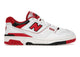 New Balance 550 White Red BB550SE1, vue principale