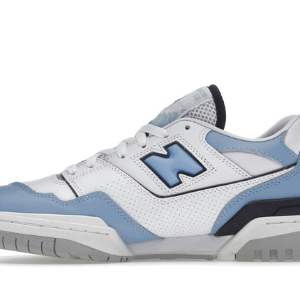 New Balance 550 White Carolina Blue BB550ZNA, profil intérieur