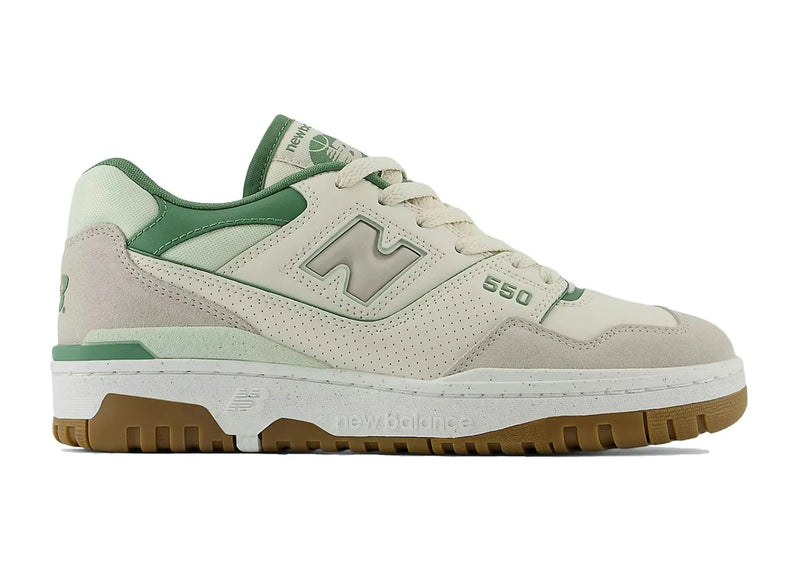 New Balance 550 Linen Mallard Green