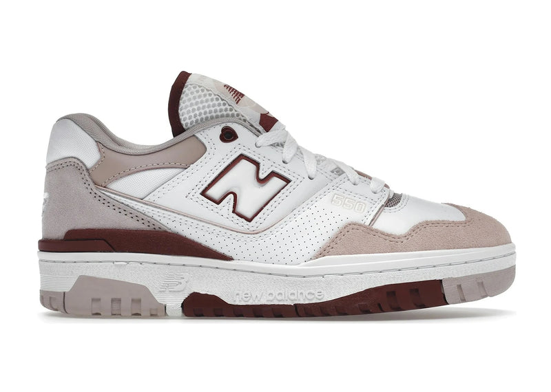 New Balance 550 White Scarlet Pink