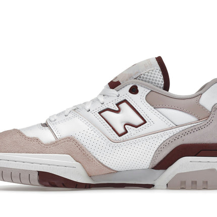 New Balance 550 White Scarlet Pink BBW550ZV, profil intérieur