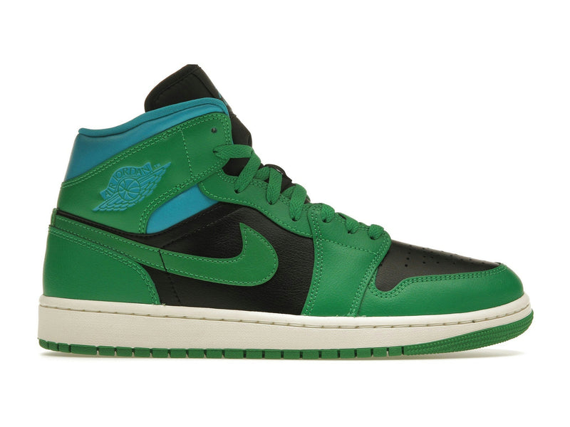 Air Jordan 1 Mid Lucky Green Aquatone