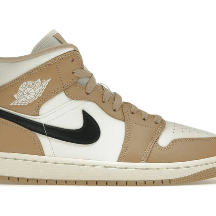 Air Jordan 1 Mid Tan Black BQ6472-103, vue principale