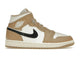 Air Jordan 1 Mid Tan Black BQ6472-103, vue principale
