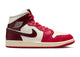 Air Jordan 1 Mid Sail Mystic Hibiscus BQ6472-119, vue principale