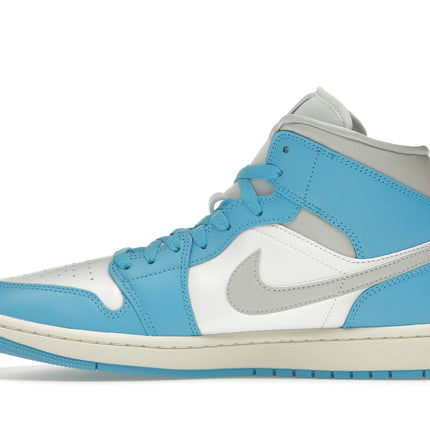 Air Jordan 1 Mid Dark Powder Blue BQ6472-400, profil intérieur