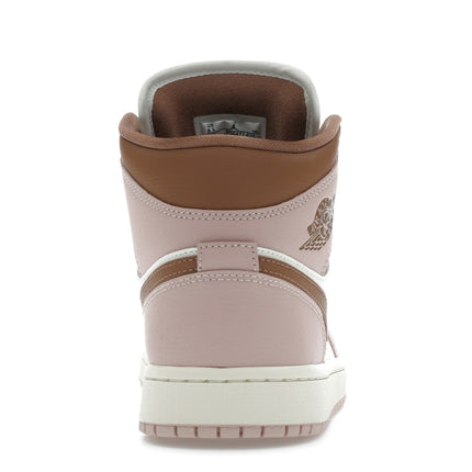 Air Jordan 1 Mid Pink Oxford Brown BQ6472-620, arrière