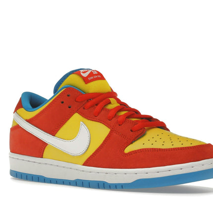 Nike Dunk SB Low Bart Simpson BQ6817-602, trois-quarts avant extérieur