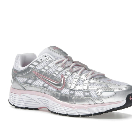 Nike P-6000 White Elemental Pink BV1021-108, trois-quarts avant extérieur