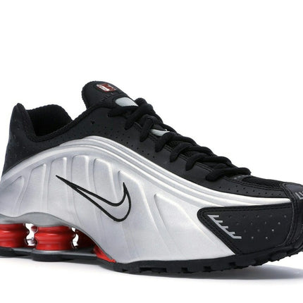 Nike Shox R4 Black Metallic Silver BV1111-008, trois-quarts avant extérieur