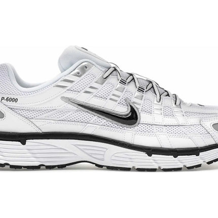 Nike P-6000 White Metallic Silver Black CD6404-107, vue principale