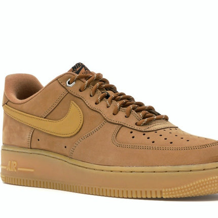 Nike Air Force 1 Low Flax Wheat CJ9179-200, trois-quarts avant extérieur