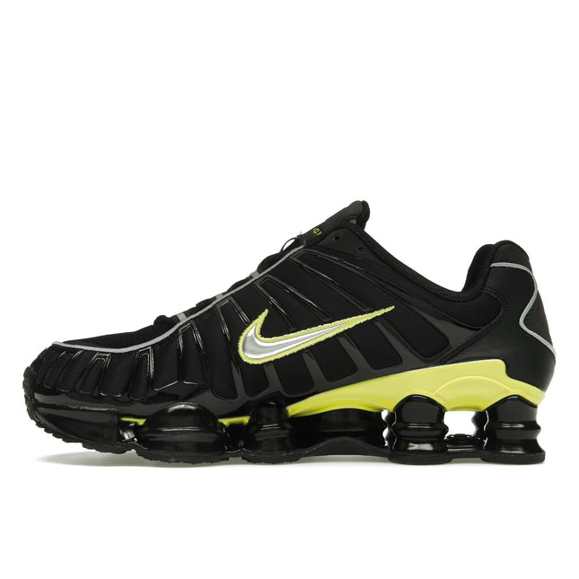 Nike Shox TL Black Dynamic Yellow CN0151-002, profil intérieur