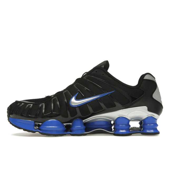 Nike Shox TL Black Racer Blue Metallic Silver CN0151-004, profil intérieur