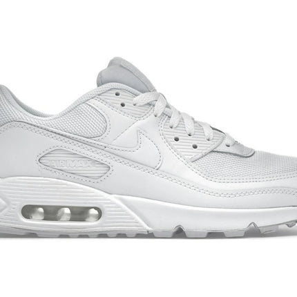 Nike Air Max 90 Recraft Triple White CN8490-100, vue principale