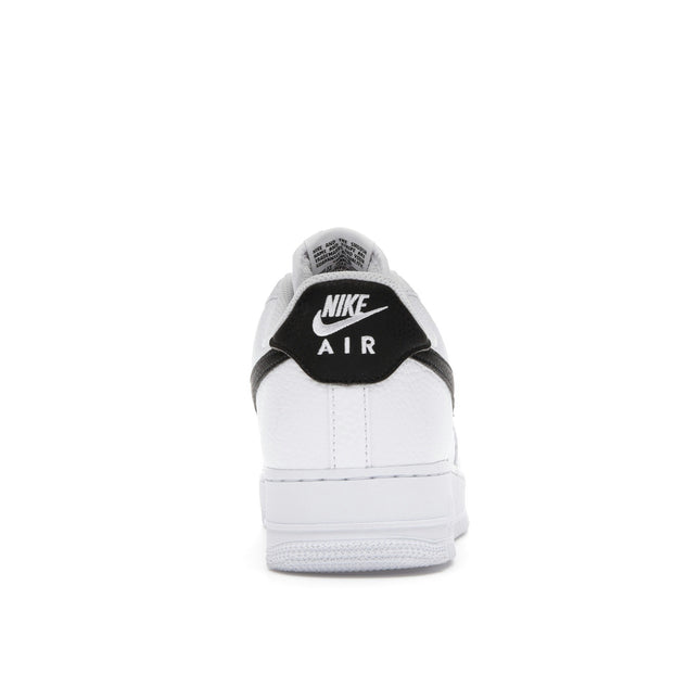 Nike Air Force 1 Low '07 White Black Pebbled Leather CT2302-100, arrière
