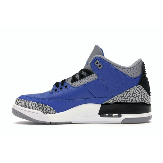 Air Jordan 3 Retro Varsity Royal Cement CT8532-400, profil intérieur