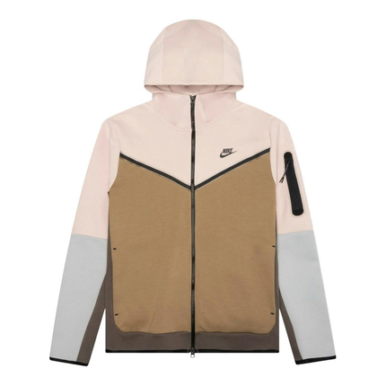 Nike Sportswear Tech Fleece Full-Zip Hoodie Pink/Driftwood CU4489-601, vue principale