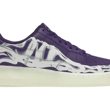 Nike Air Force 1 Low Purple Skeleton CU8067-500, vue principale