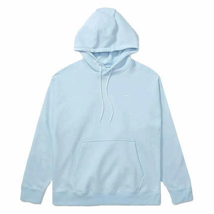 Nike NRG Solo Swoosh Fleece Hoodie Celestine Blue/White CV0552-441, vue principale