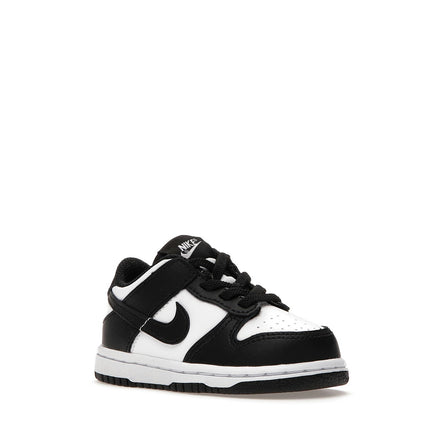 Nike Dunk Low Black White (TD) CW1589-100, trois-quarts avant extérieur