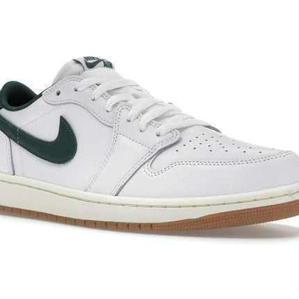 Air Jordan 1 Retro Low OG Oxidized Green CZ0775-133, trois-quarts avant extérieur