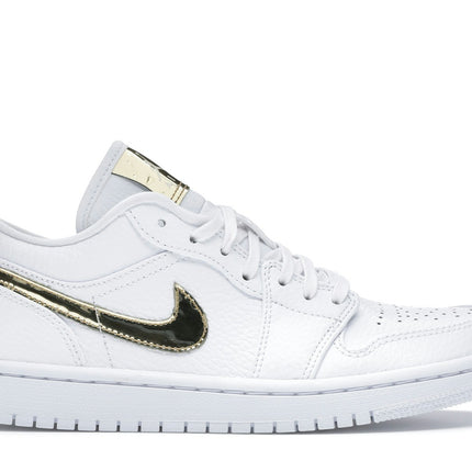 Air Jordan 1 Low White Metallic Gold CZ4776-100, vue principale