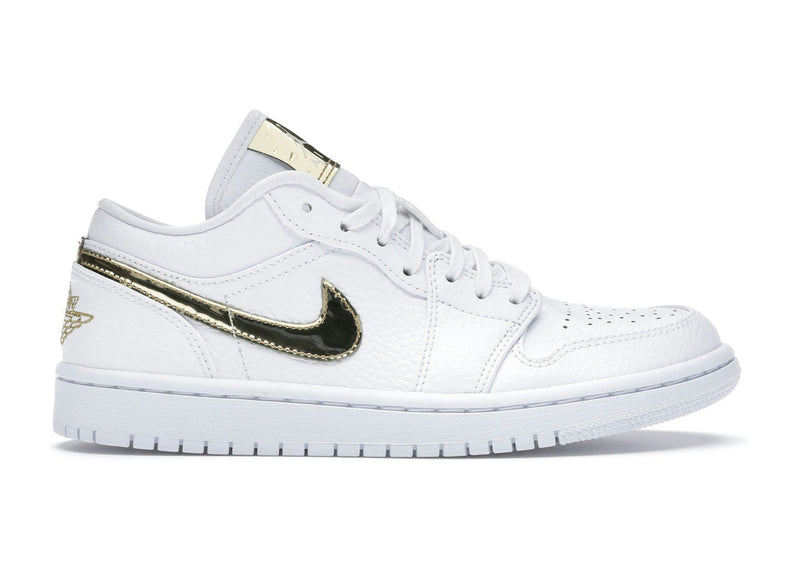 Air Jordan 1 Low White Metallic Gold