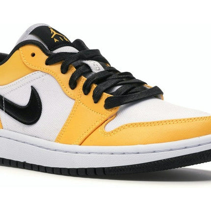 Air Jordan 1 Low Laser Orange CZ4776-107, trois-quarts avant extérieur