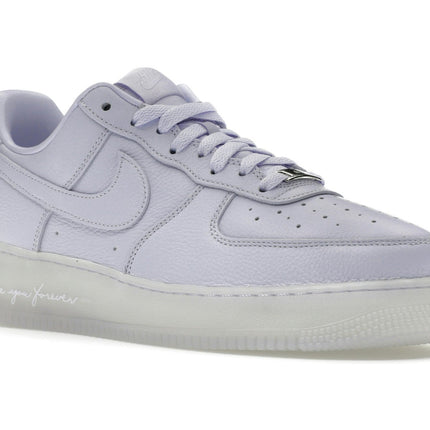 Nike Air Force 1 Low Drake NOCTA Certified Lover Boy Palest Purple CZ8065-500, trois-quarts avant extérieur