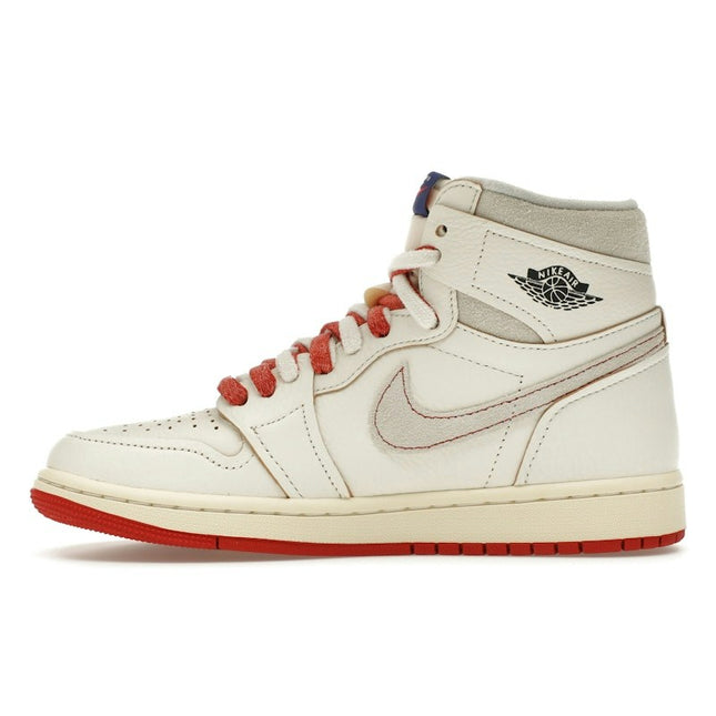 Air Jordan 1 Retro High Rare Air Sail Cinnabar DB4612-100, profil intérieur