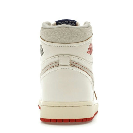Air Jordan 1 Retro High Rare Air Sail Cinnabar DB4612-100, arrière