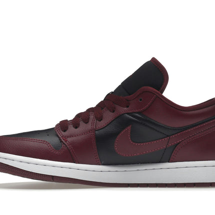 Air Jordan 1 Low Black Dark Beetroot DC0774-006, profil intérieur