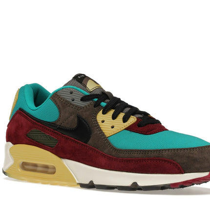 Nike Air Max 90 NRG Ridgerock Turbo Green DC6083-200, trois-quarts avant extérieur
