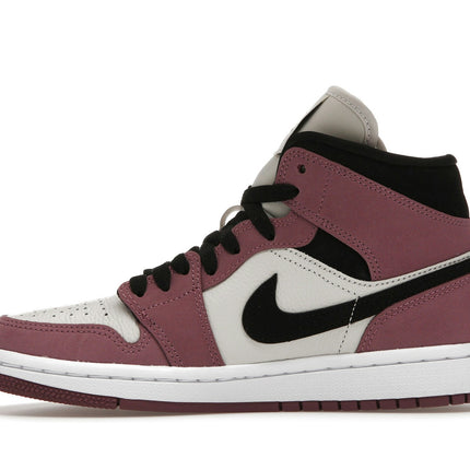 Air Jordan 1 Mid Light Mulberry DC7267-500, profil intérieur