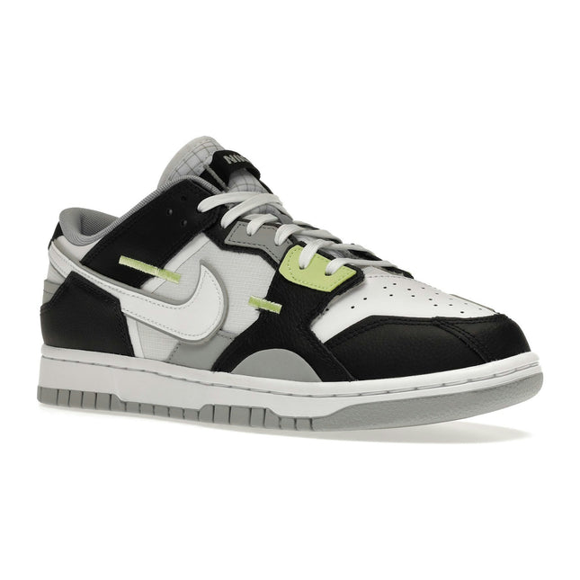 Nike Dunk Low Scrap Wolf Grey DC9723-001, trois-quarts avant extérieur