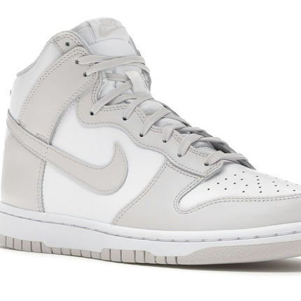 Nike Dunk High Vast Grey DD1399-100, trois-quarts avant extérieur