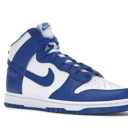 Nike Dunk High Game Royal DD1399-102, trois-quarts avant extérieur