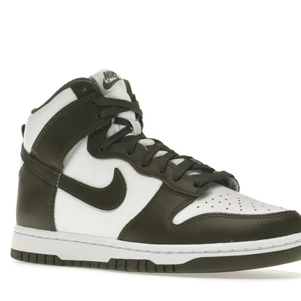 Nike Dunk High Cargo Khaki DD1399-107, trois-quarts avant extérieur