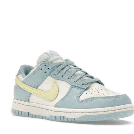 Nike Dunk Low Ocean Bliss Citron Tint DD1503-123, trois-quarts avant extérieur