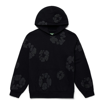 Denim Tears Cotton Wreath Hoodie Black Monochrome dd2c28eb-19de-4896-b4aa-69163a4a05bb, vue principale