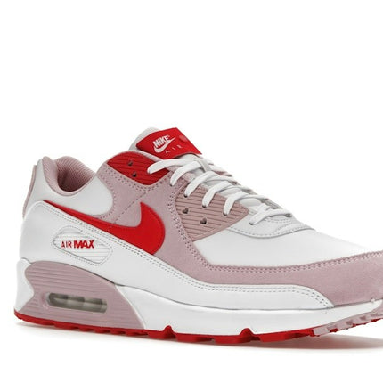 Nike Air Max 90 Valentine's Day (2021) DD8029-100, trois-quarts avant extérieur