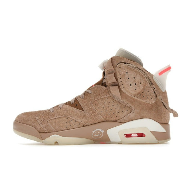 Air Jordan 6 Retro Travis Scott British Khaki DH0690-200, profil intérieur