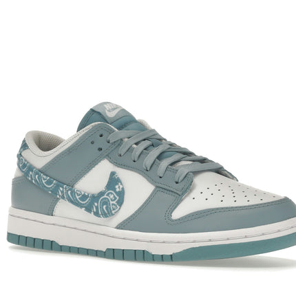 Nike Dunk Low Blue Paisley DH4401-101, trois-quarts avant extérieur