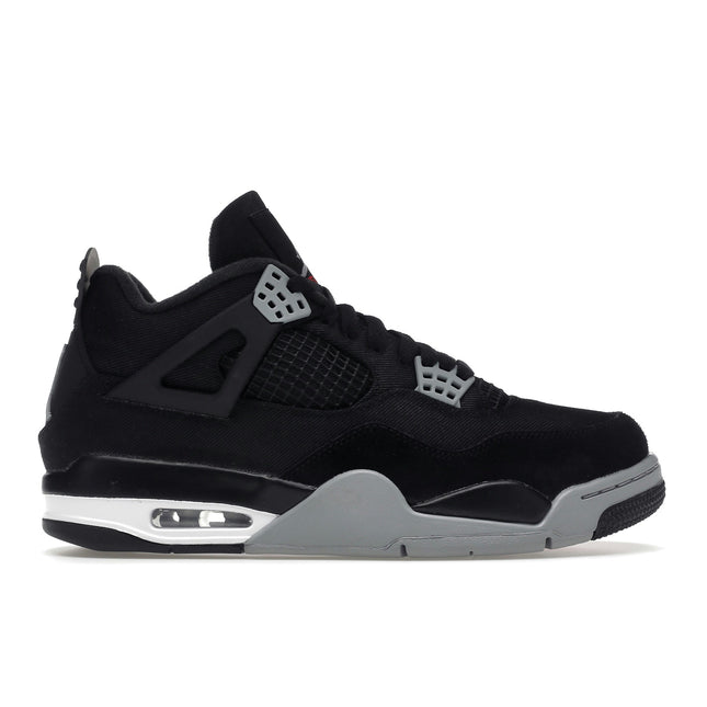 Air Jordan 4 Black Canvas DH7138-006, vue principale
