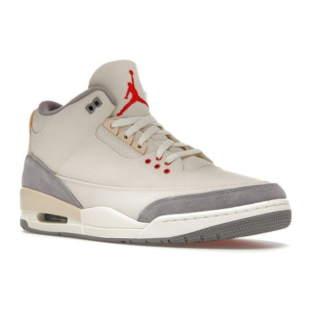 Air Jordan 3 SE Muslin DH7139-100, trois-quarts avant extérieur