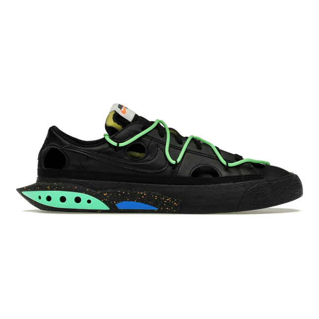 Nike Blazer Low Off-White Black Green DH7863-001, vue principale