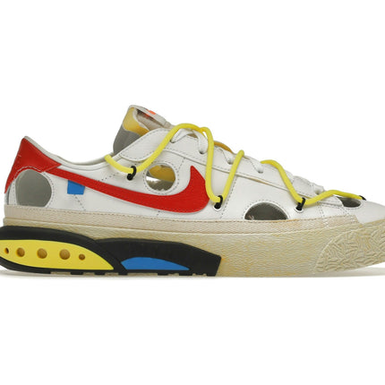 Nike Blazer Low Off-White White University Red DH7863-100, vue principale
