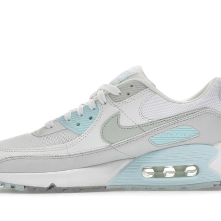 Nike Air Max 90 White Glacier Blue DH8010-104, profil intérieur