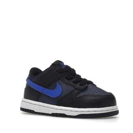 Nike Dunk Low Midnight Navy (TD) DH9761-402, trois-quarts avant extérieur